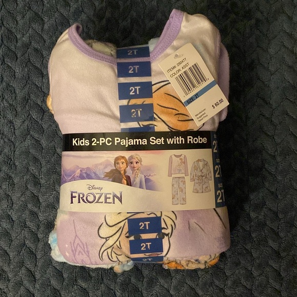 Kids pjs set with bathrobe - Picture 1 of 5
